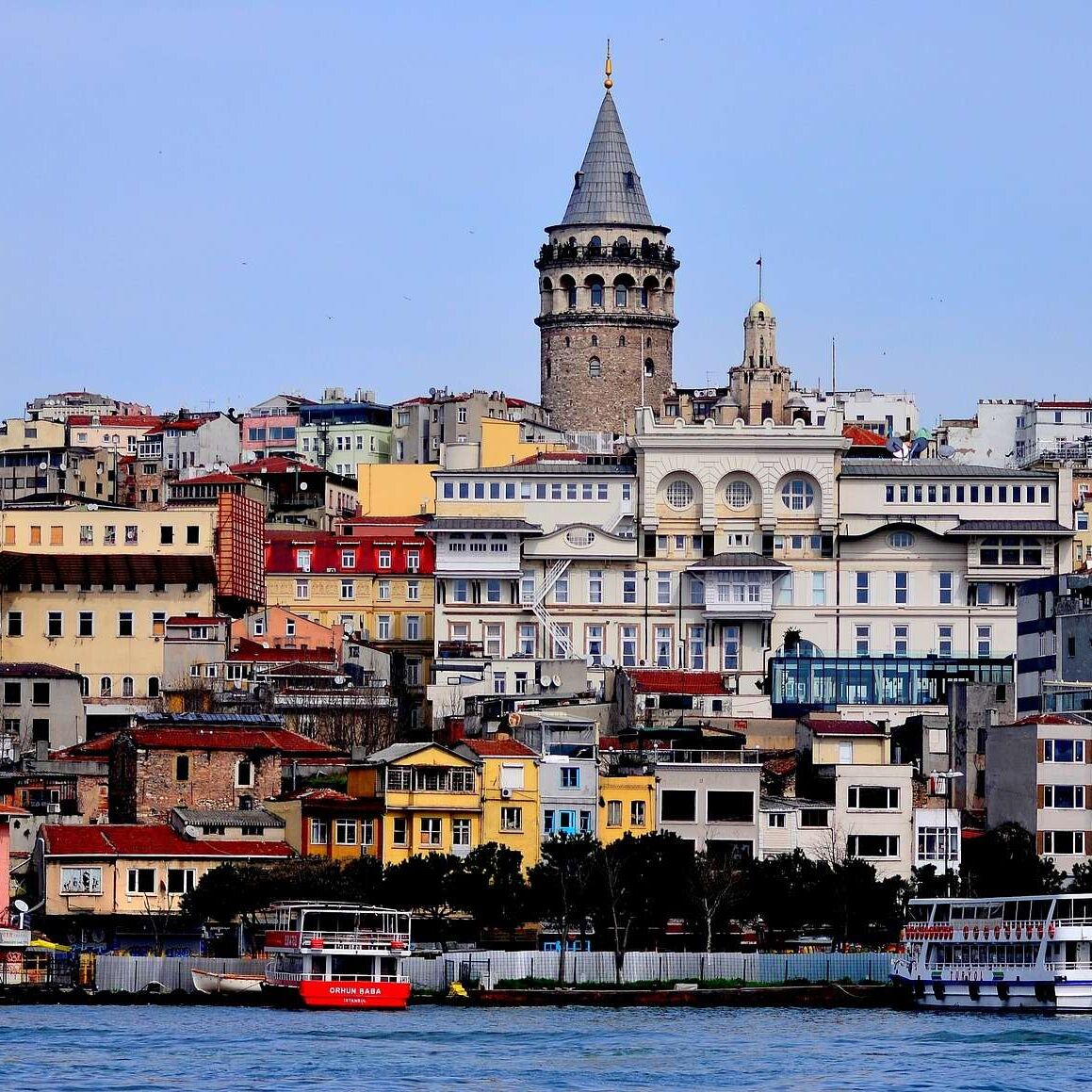 Istanbul sky line photograph