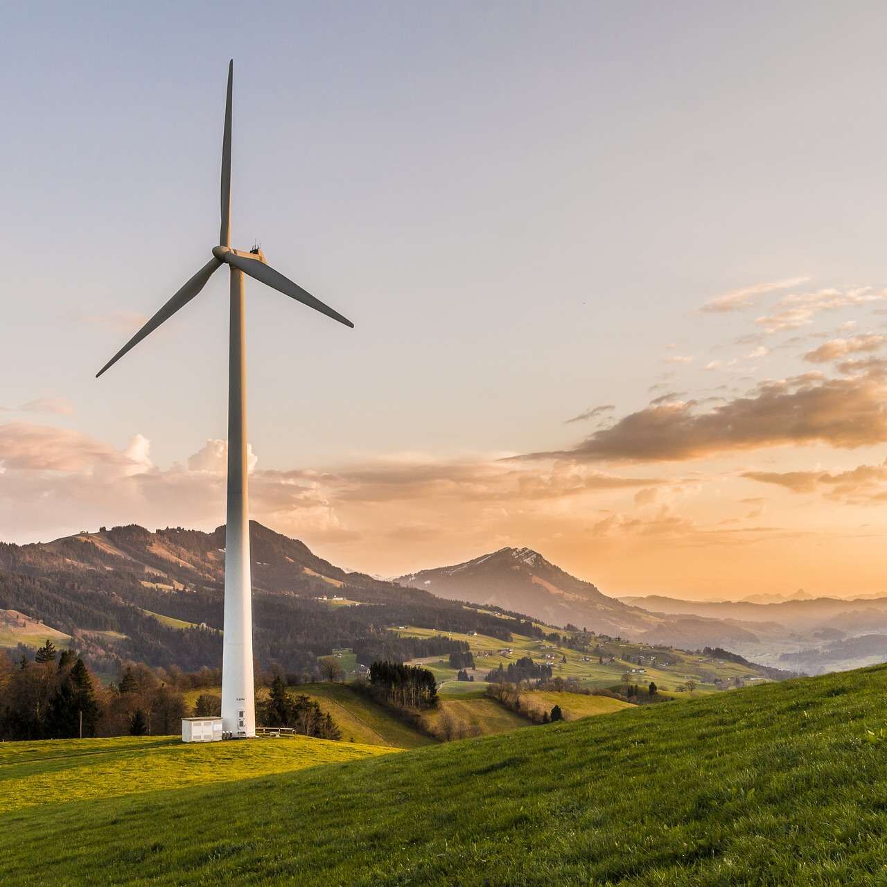 wind turbine in the countryside