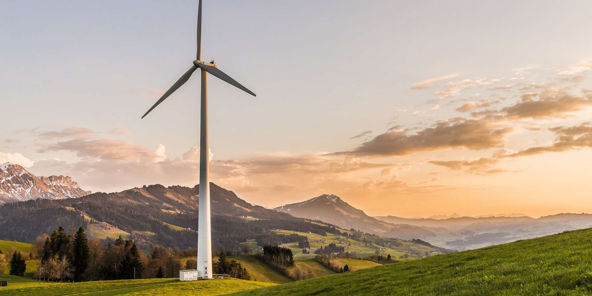 wind turbine in the countryside