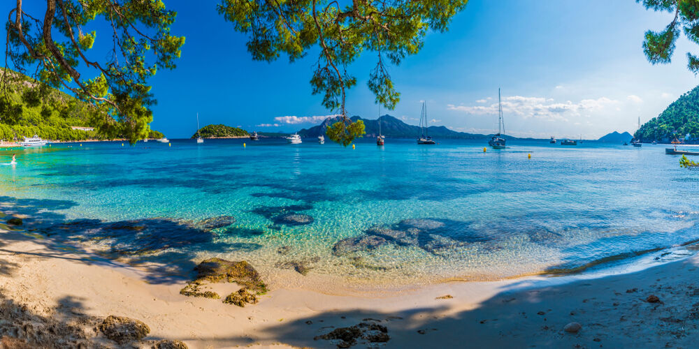 Hidden beach in Mallorca