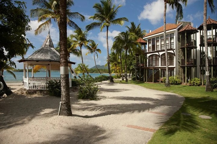 Beachfront resort in St Lucia