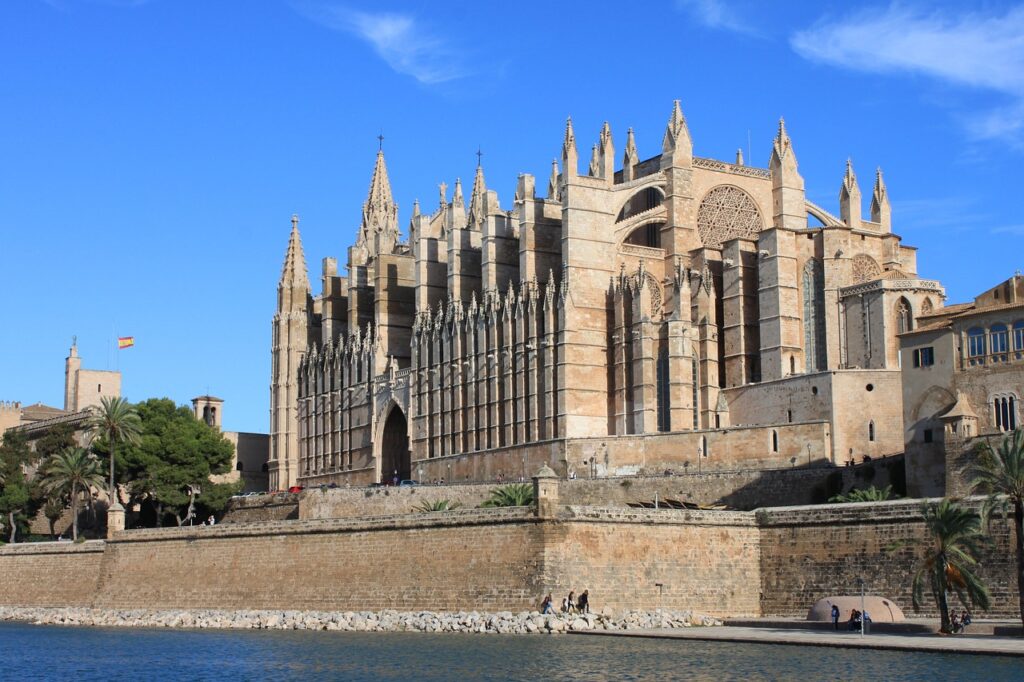 Palma Cathedral in Palma, Mallorca.