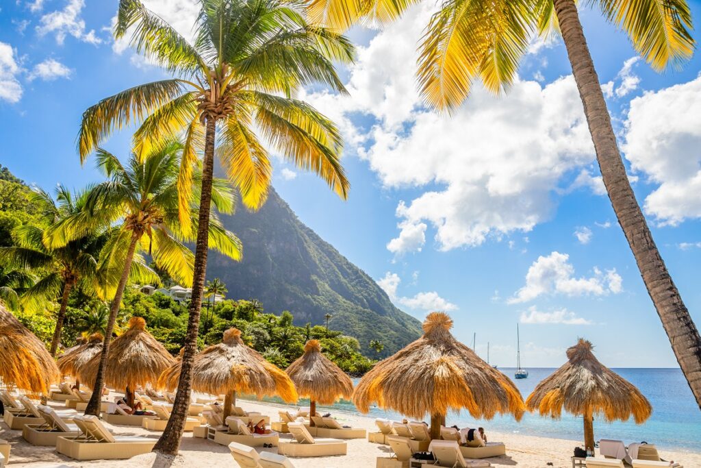 Saint Lucia beach
