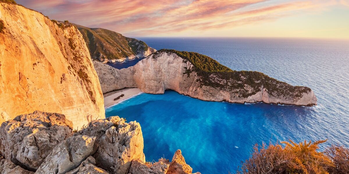 Zante shipwreck beach