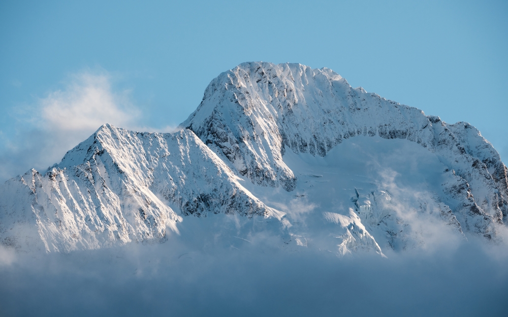 View of the mountains in Les Deux Alpes
