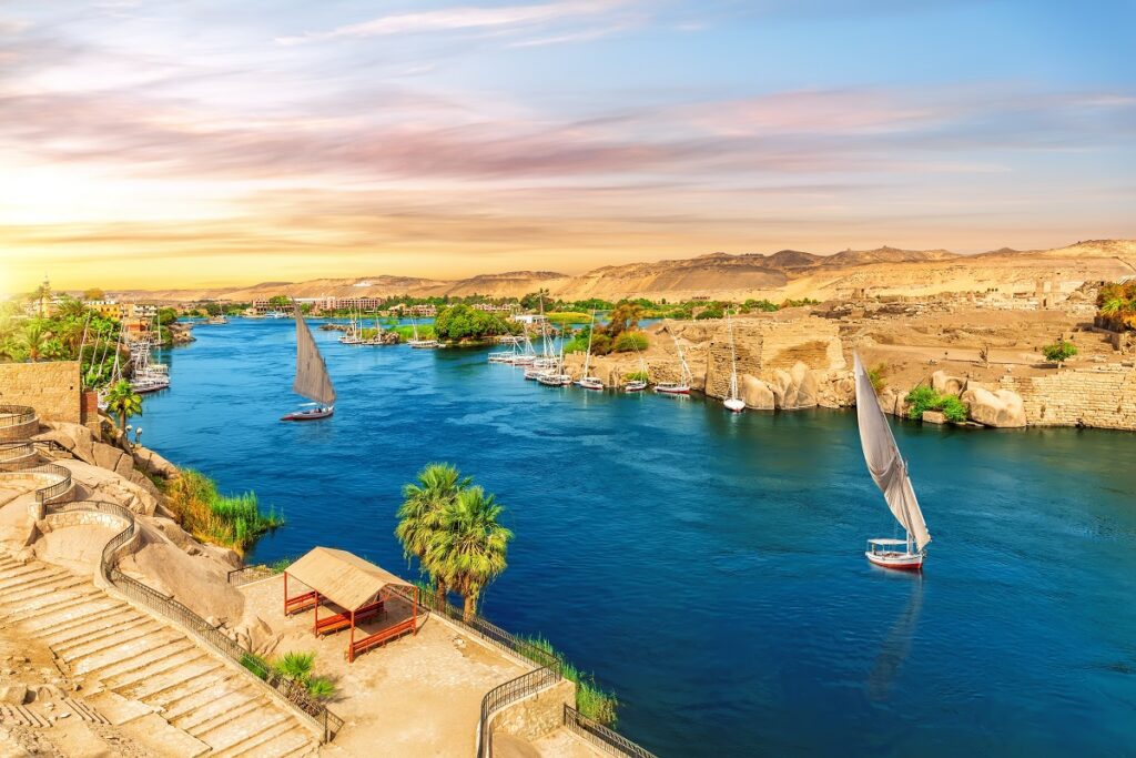 The Nile River in Egypt