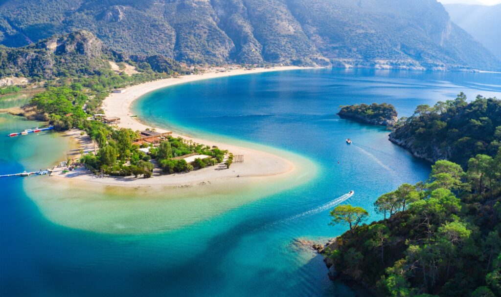 Oludeniz blue lagoon in Turkey