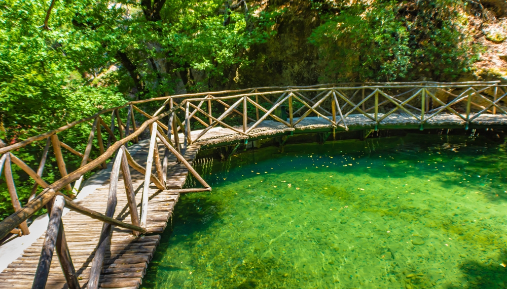 Wooden bridges in the Butterfly Valley