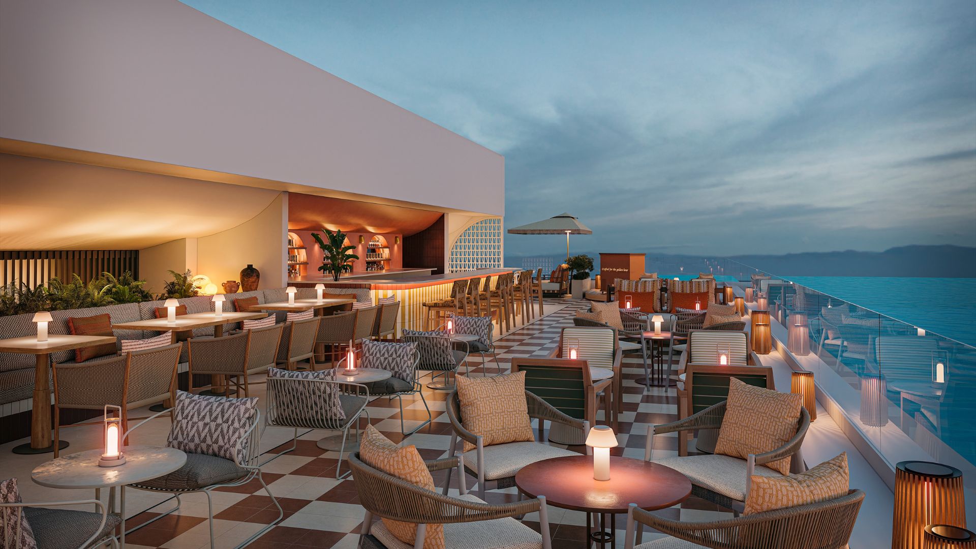 Bar area