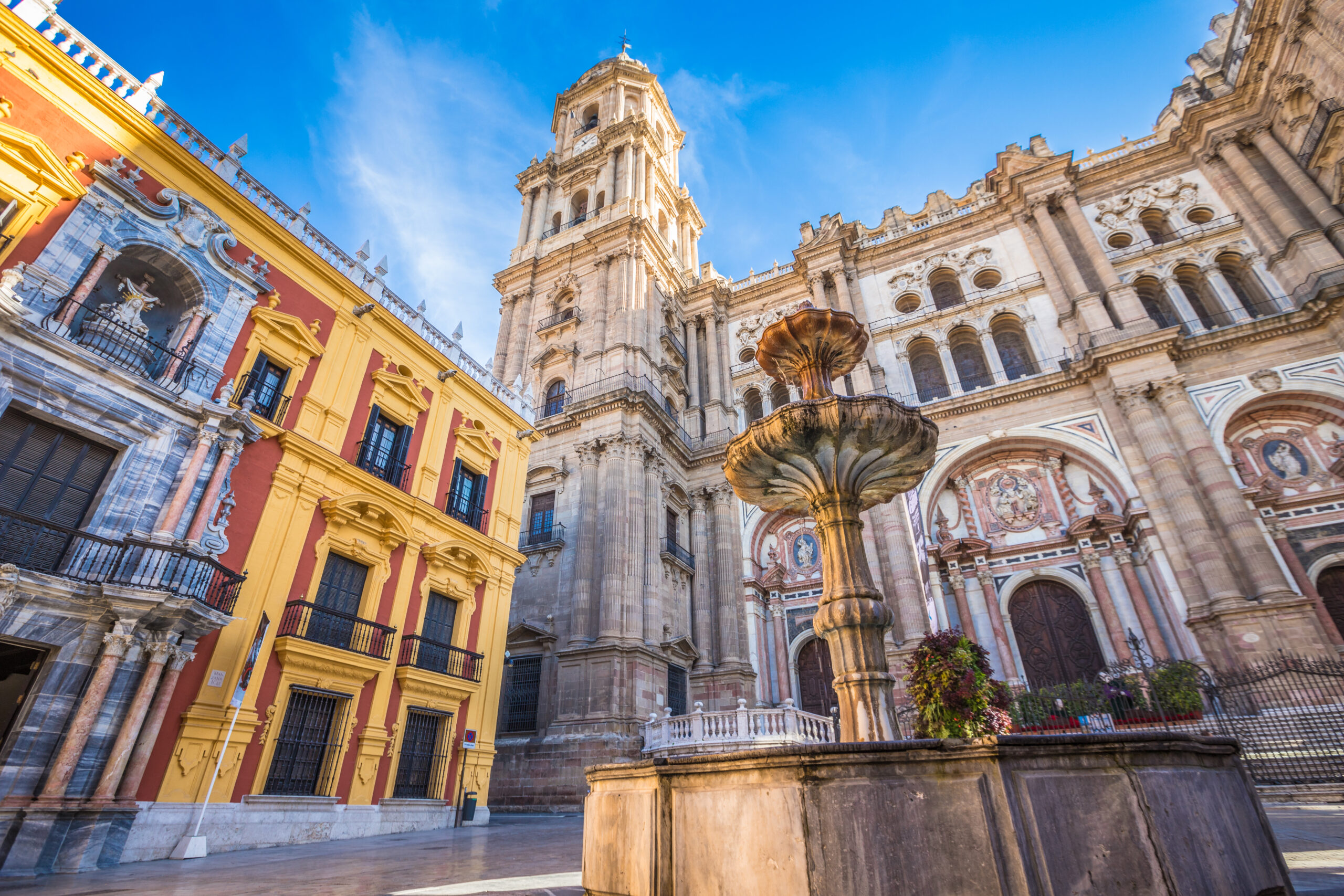 The facade of Malaga 